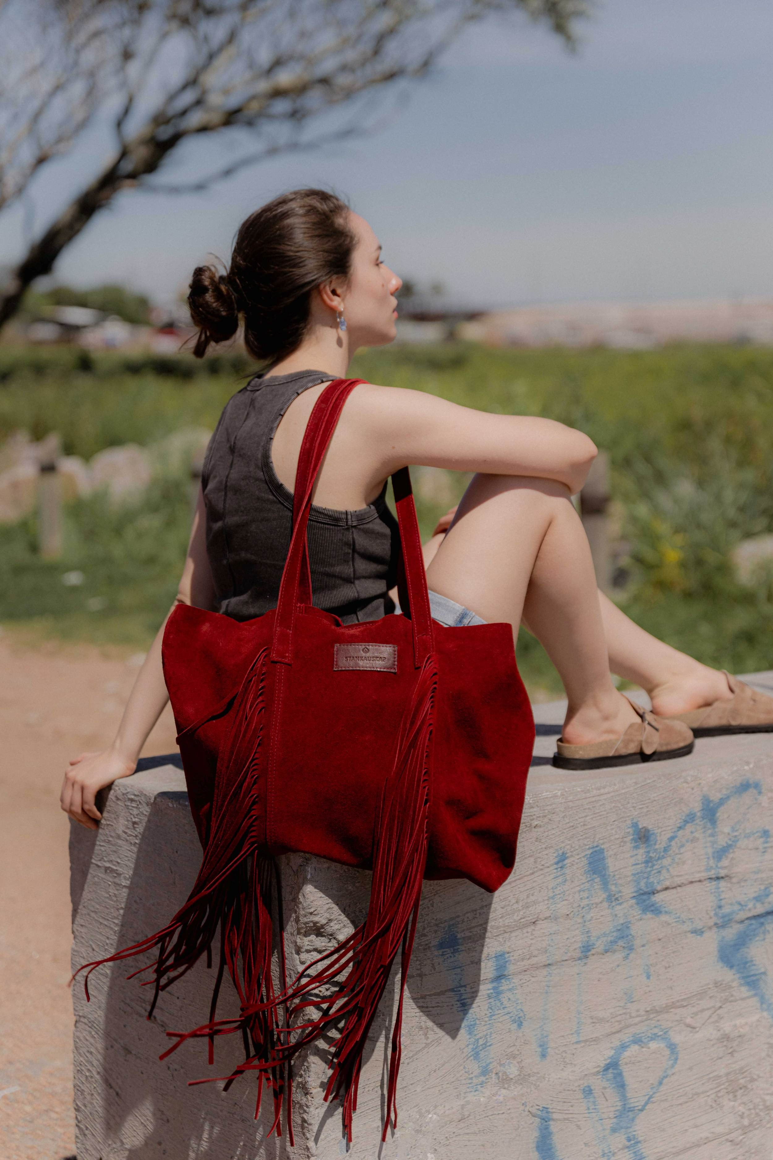 Tote Sienna flecos